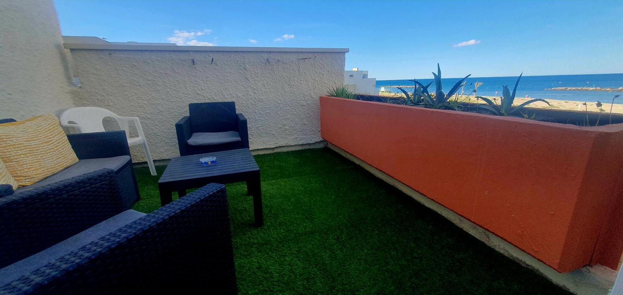 Le Paradis Bleu- Front De Mer - Travaux Recents Le Barcares Exterior photo